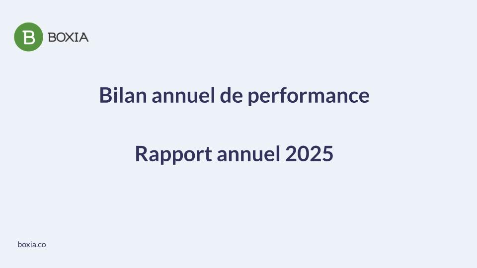 Exemple de reporting Boxia